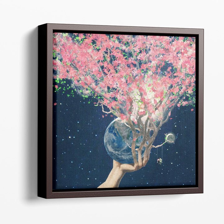 Love Makes The Faith Bloom - Canvas Print Wall Art