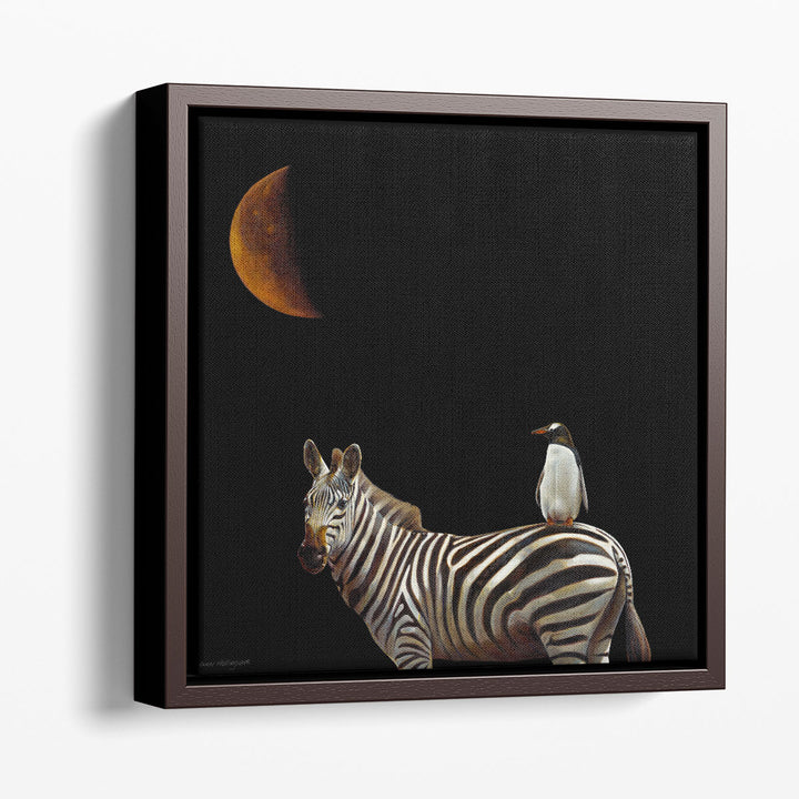 Pilgrimage Black and White - Canvas Print Wall Art
