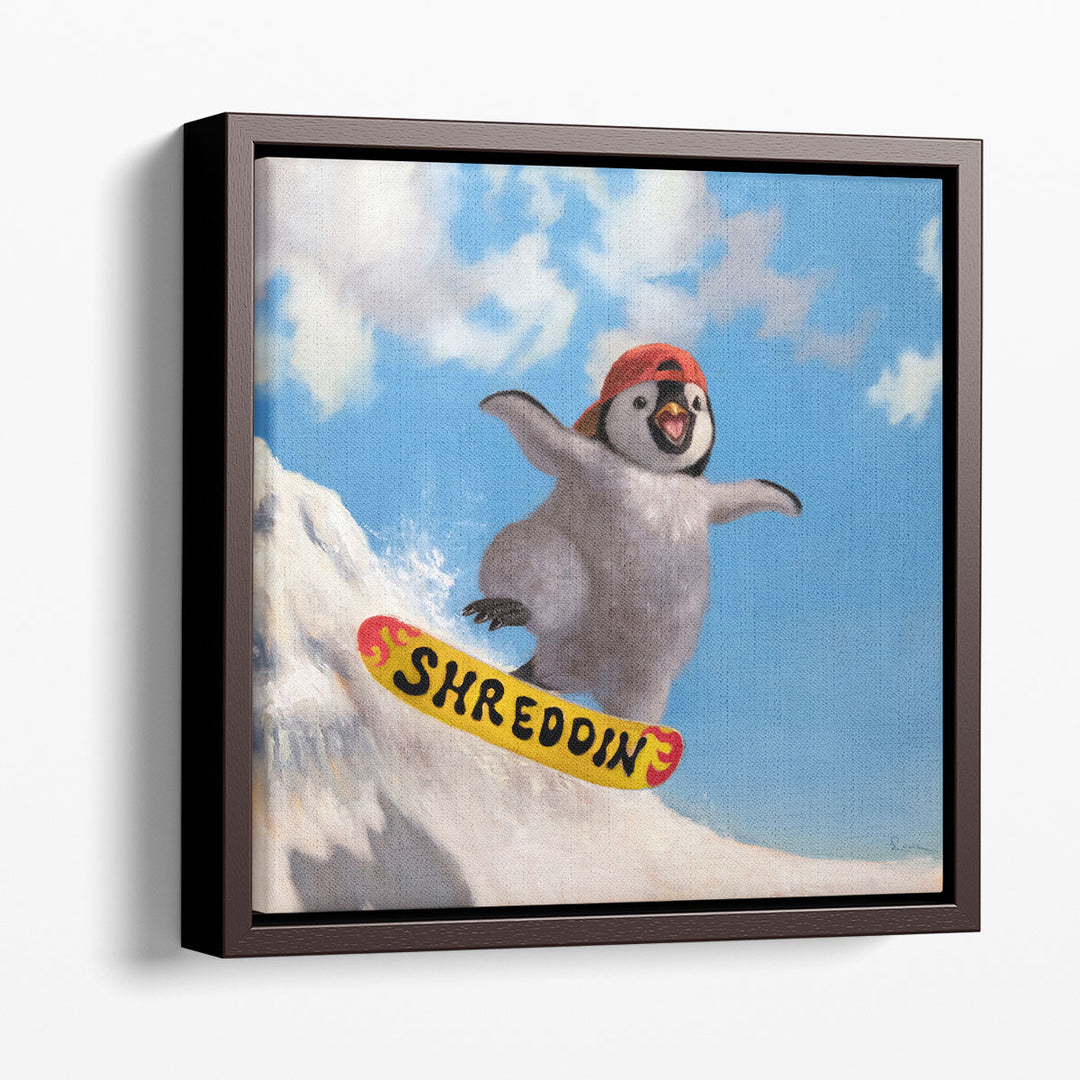 Crest Rider - Canvas Print Wall Art