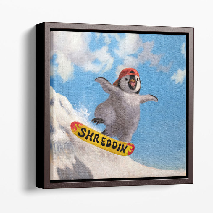 Crest Rider - Canvas Print Wall Art