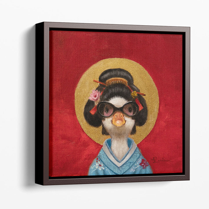 Geisha Duck - Canvas Print Wall Art