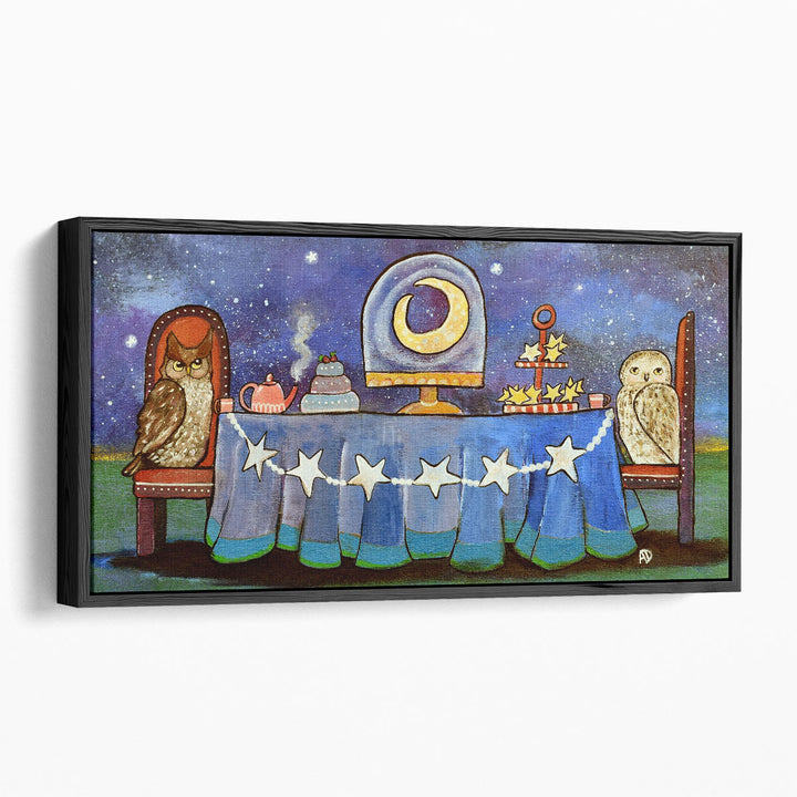 Moonlight Tea Party 1 - Canvas Print Wall Art