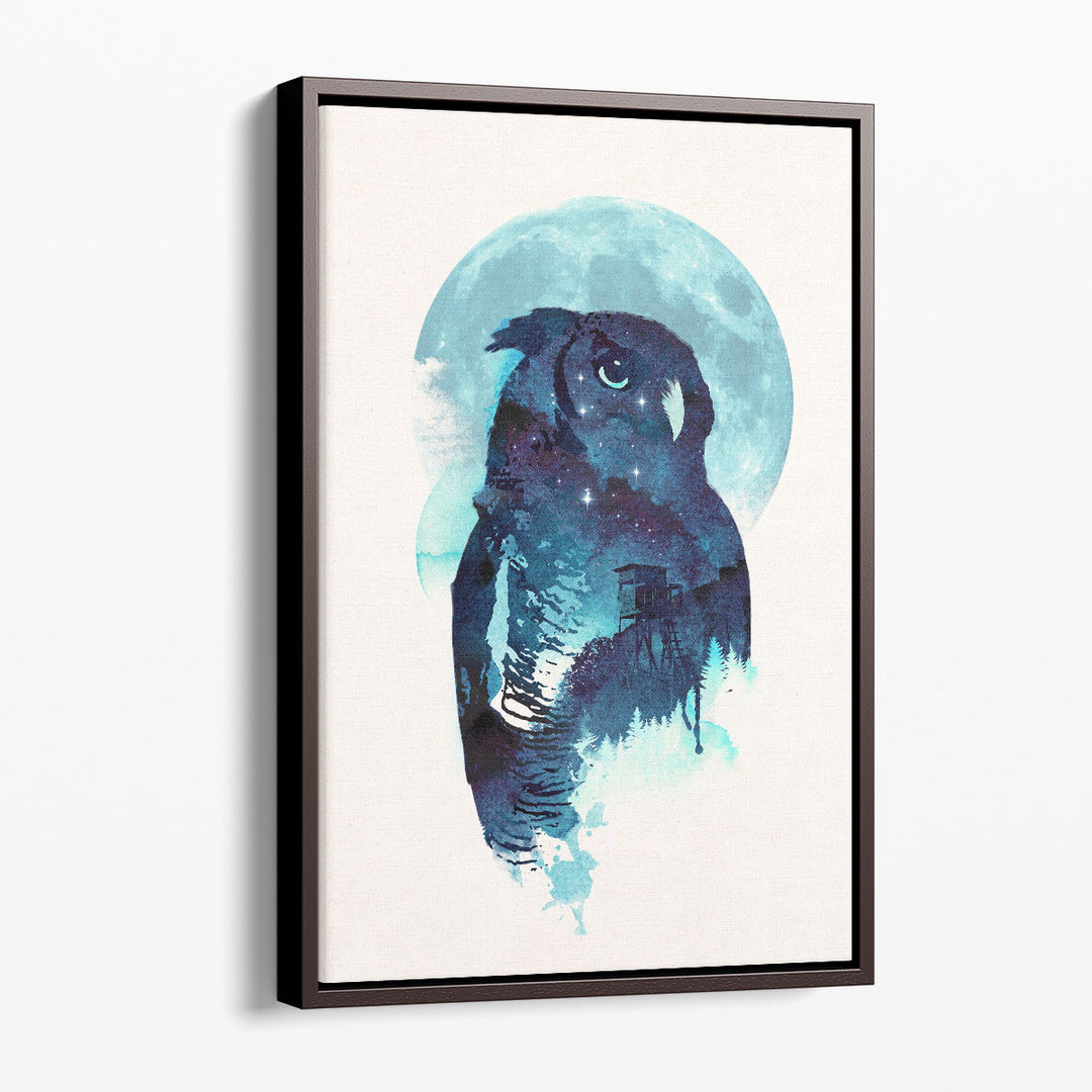 Midnight Owl - Canvas Print Wall Art
