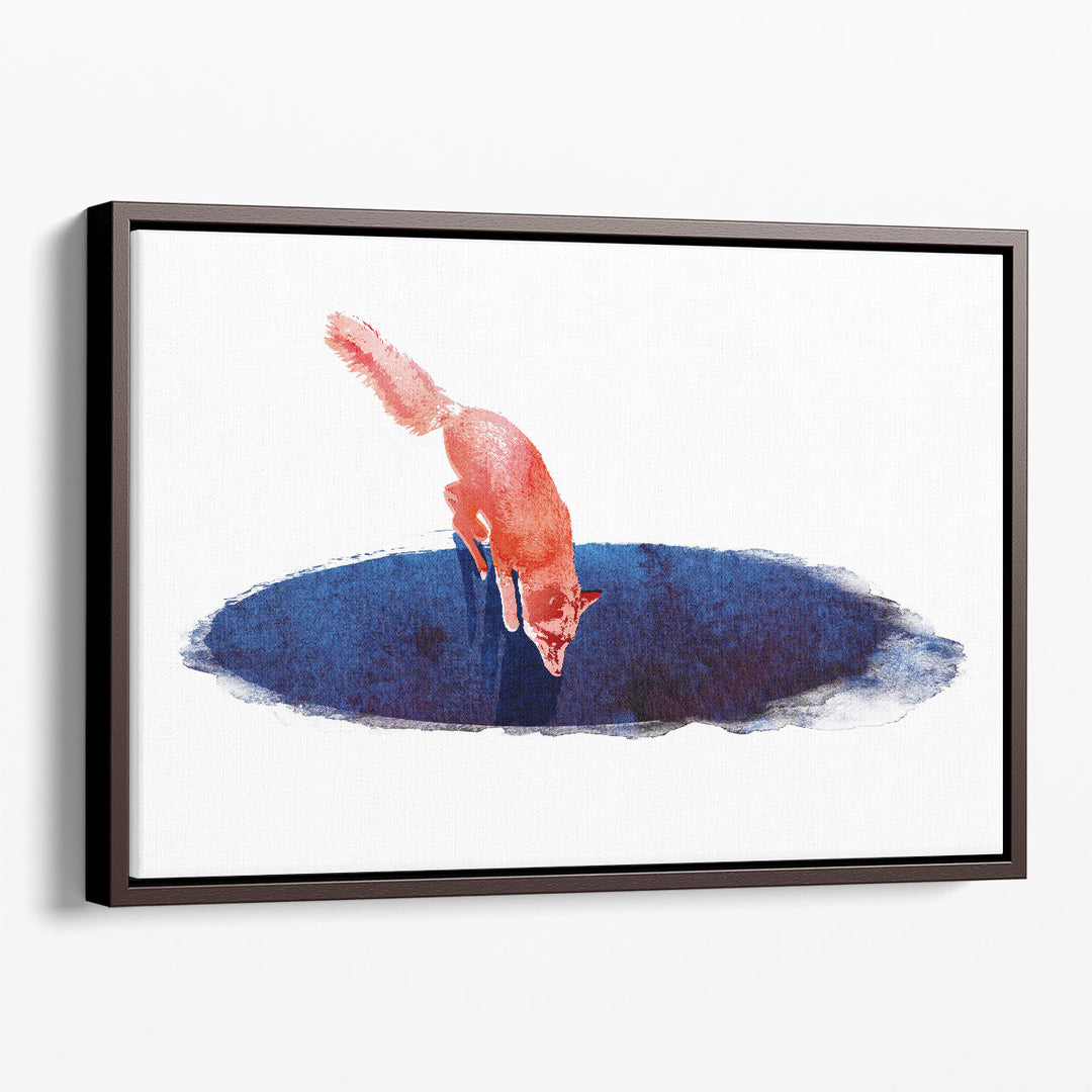 Jump Into Nowhere - Canvas Print Wall Art
