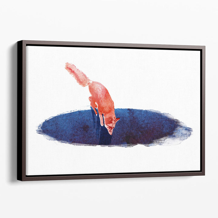 Jump Into Nowhere - Canvas Print Wall Art