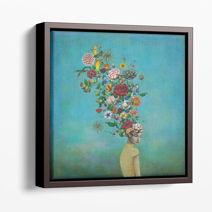 A Mindful Garden - Canvas Print Wall Art