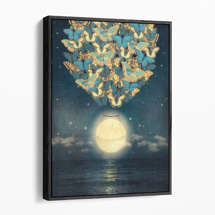 The Rising Moon - Canvas Print Wall Art
