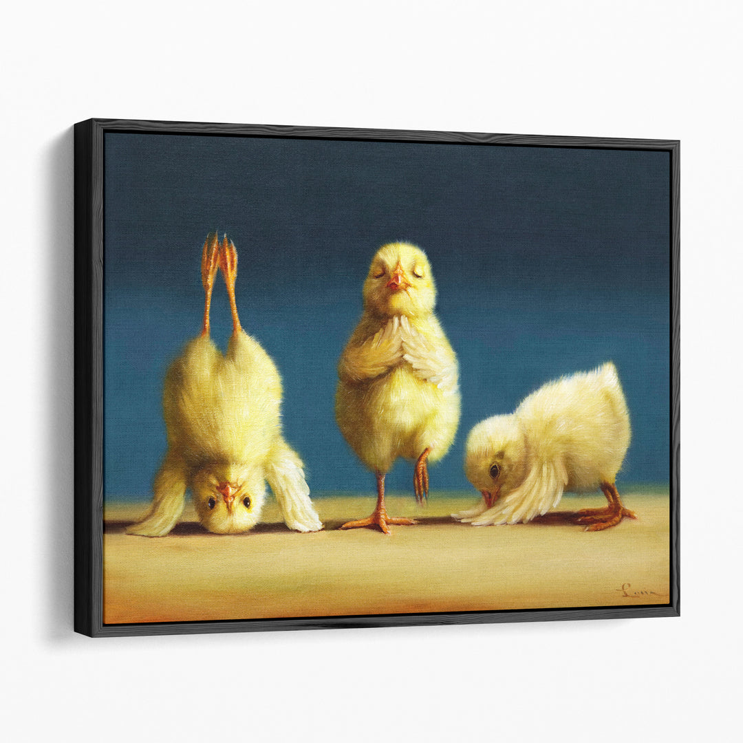 Yoga Chicks - Canvas Print Wall Art