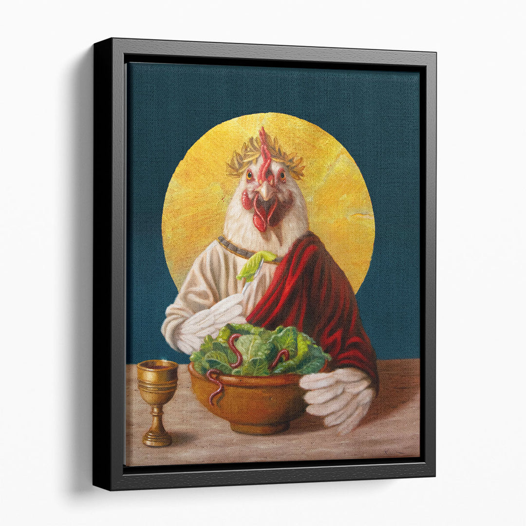 Chickin Caesar - Canvas Print Wall Art