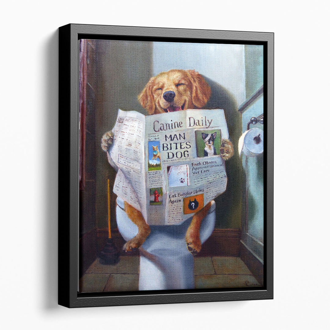 Dog Gone Funny - Canvas Print Wall Art
