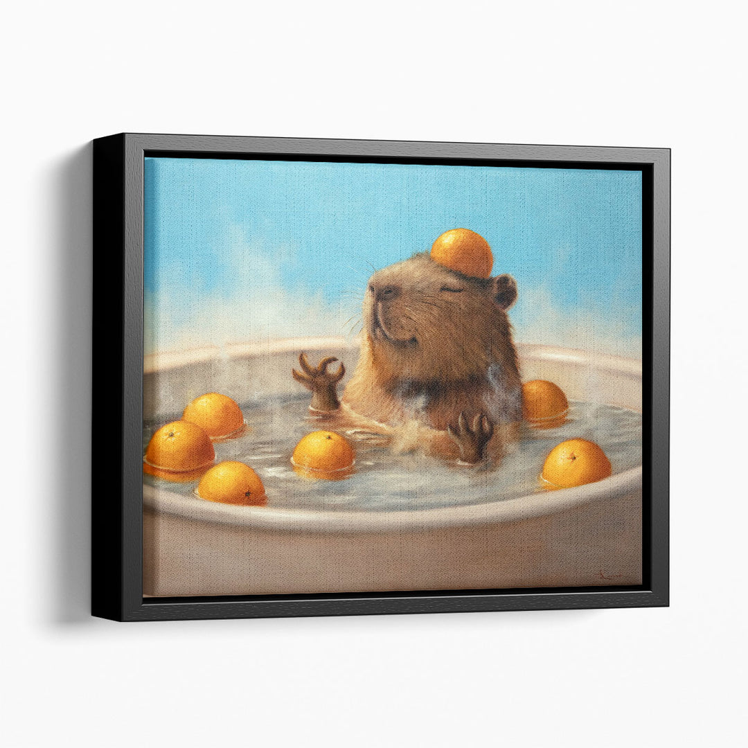 Capy State of Mind - Canvas Print Wall Art