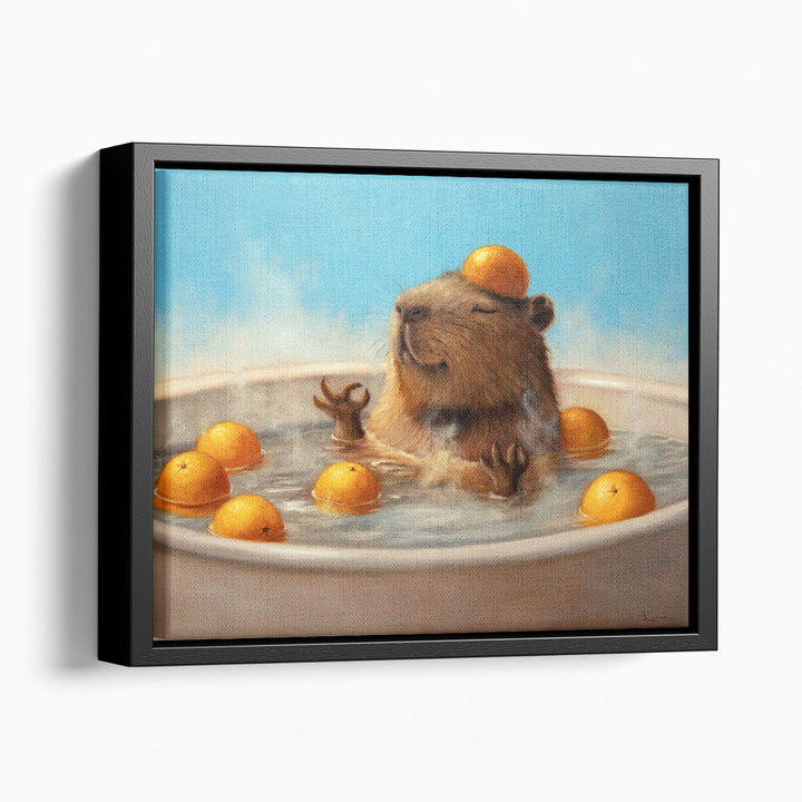 Capy State of Mind - Canvas Print Wall Art