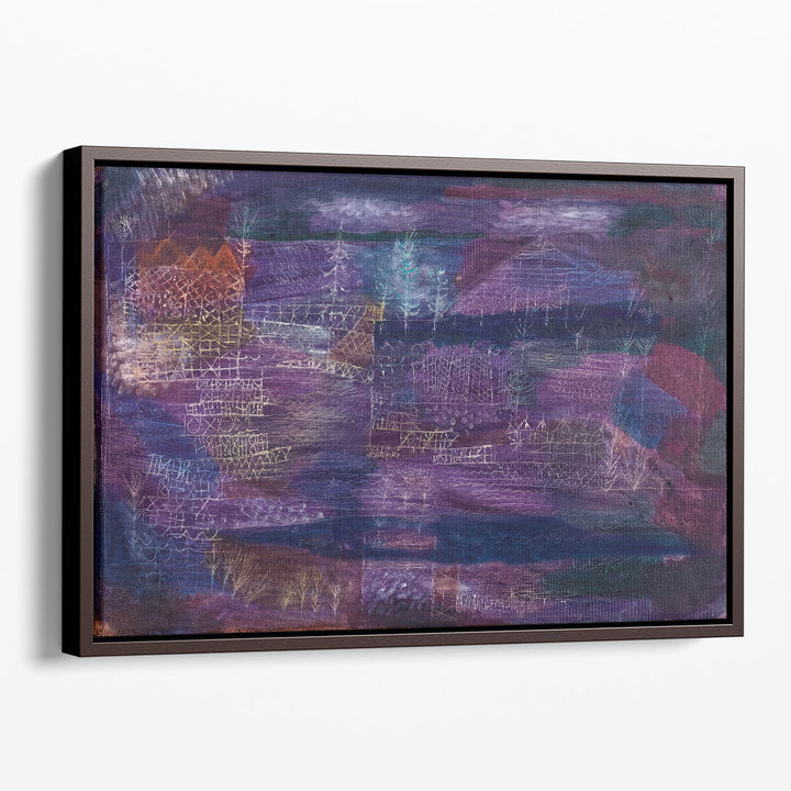 scenic wall art violet dawn landscape