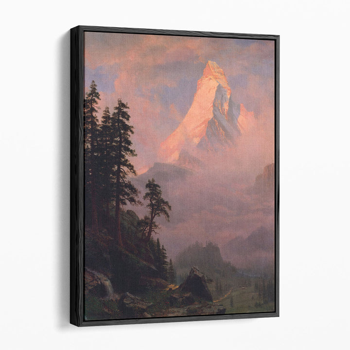 Scenic Mountain Wall Decor rugged peaks silhouette