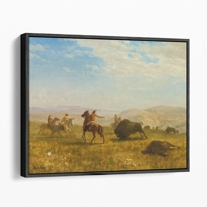 Wildlife Canvas – horse drinking by stream
