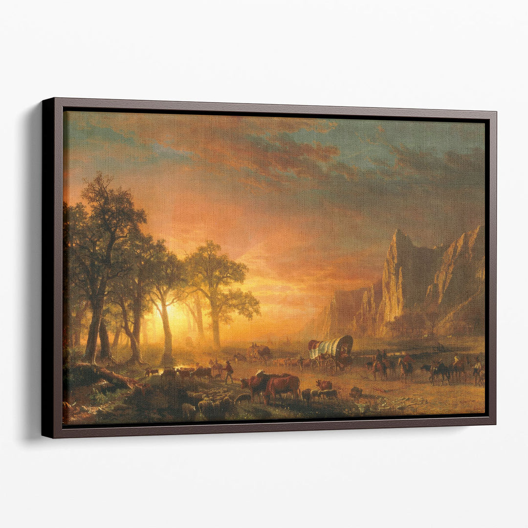 Yellow Sunset Wall Art glowing sky panorama