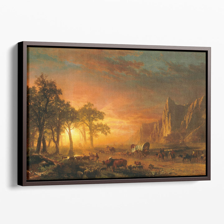 Yellow Sunset Wall Art glowing sky panorama