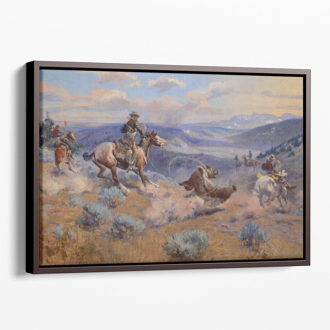 Russell Loops and Swift Horses are Surer than Lead, 1916 - Canvas Print Wall Art