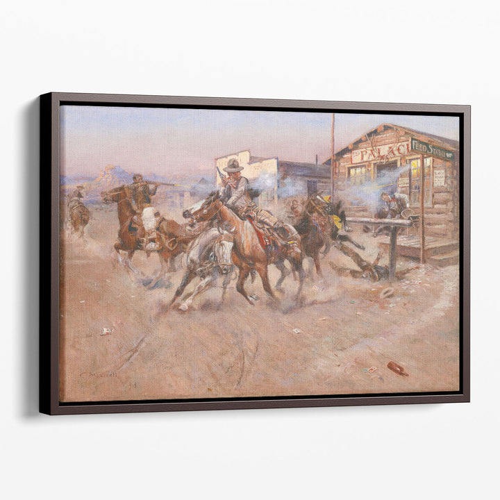 Smoke of a 45 - Canvas Print Wall Art