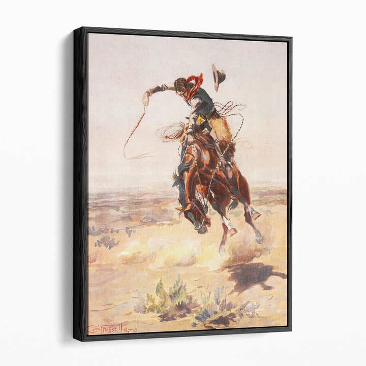 A Bad Hoss , 1905 - Canvas Print Wall Art