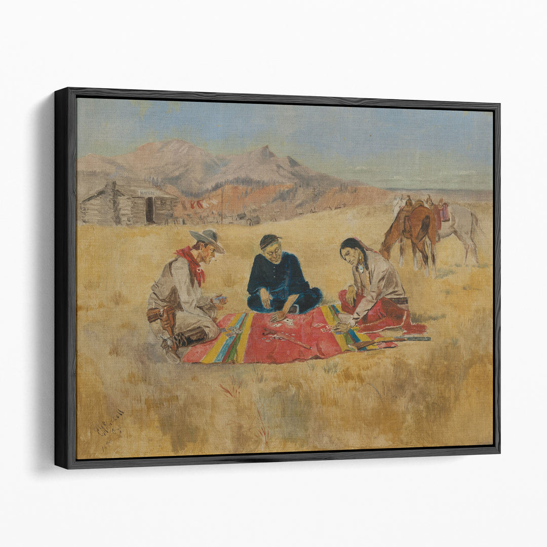 The Poker Game, 1894 - Canvas Print Wall Art