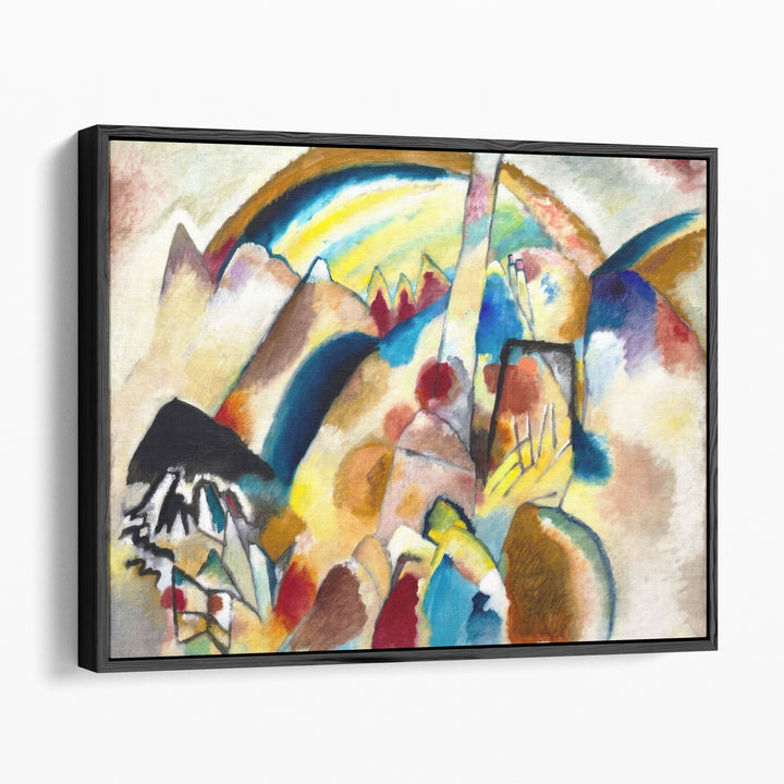 Landscape with Red Spots No 2 - Canvas Print Wall Art