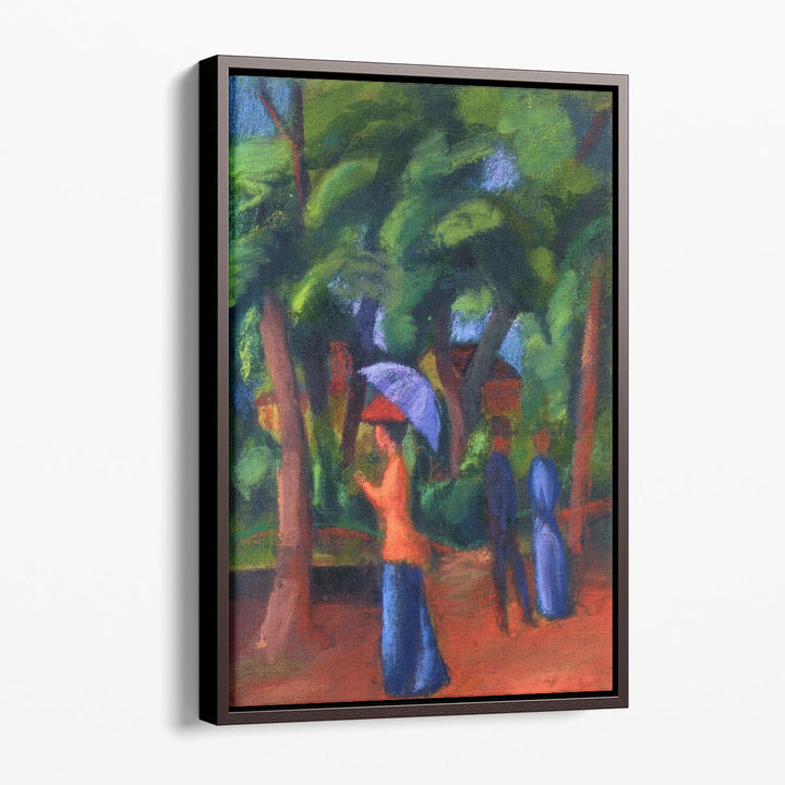 Walking in the Park - Canvas Print Wall Art