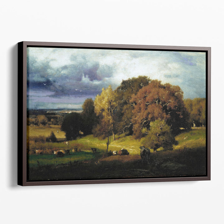 Autumn Oaks, 1878 - Canvas Print Wall Art