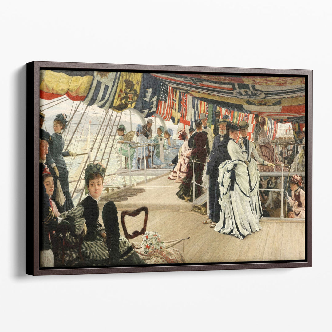 The Ball on Shipboard, 1874 - Canvas Print Wall Art