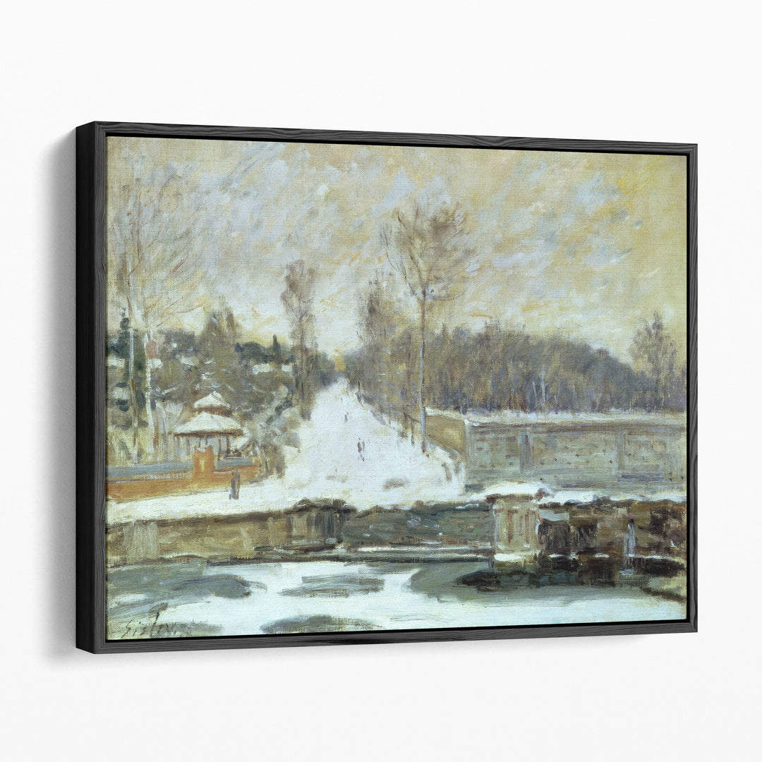 Alfred Sisley - The Watering Place at Marly Le Roi 1875 - Canvas Print Wall Art