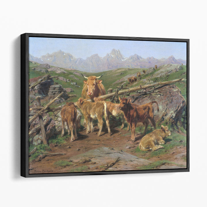 Weaning the Calves - Canvas Print Wall Art