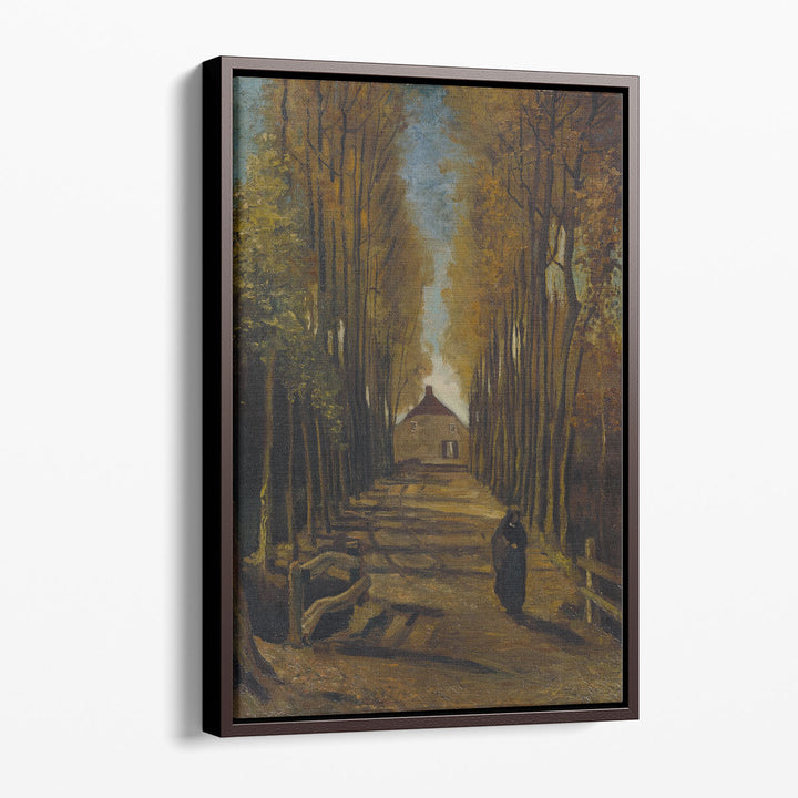 Avenue of Poplars in Autumn, 1884 - Canvas Print Wall Art