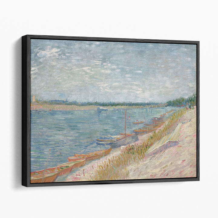 Les Canots Amarrés, 1887 - Canvas Print Wall Art