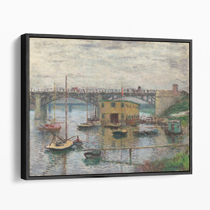 Bridge at Argenteuil on a Gray Day, 1876 - Canvas Print Wall Art