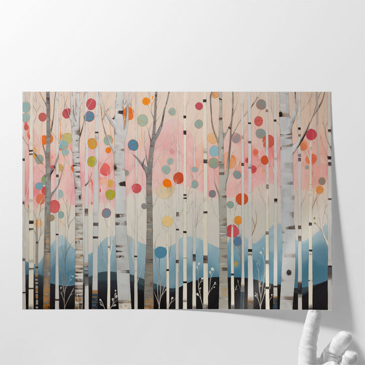 Large Nature Wall Art for Hallway woodgrain texture