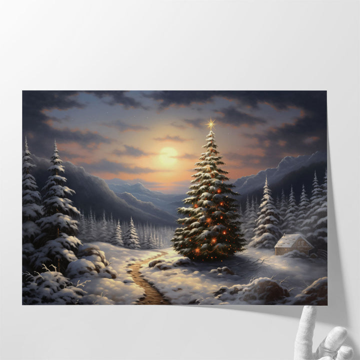 Xing Xing's Holiday Glow - Canvas Print Wall Art