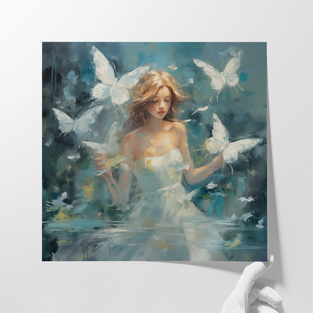 Energetic Angelic Flight 2 - Canvas Print Wall Art