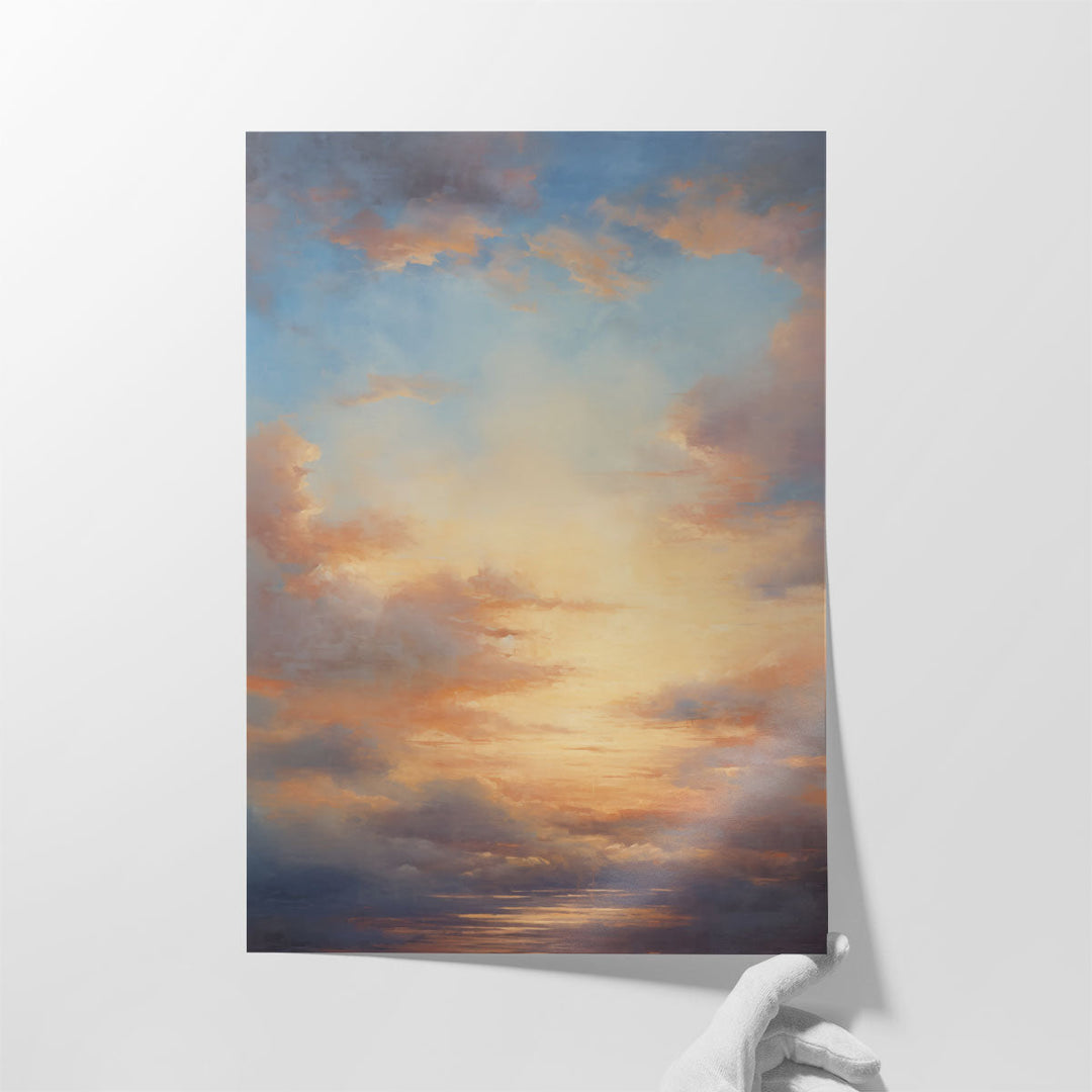 Cloudy Skyscape - Canvas Print Wall Art