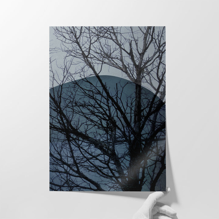 Blue Tree 2 - Canvas Print Wall Art