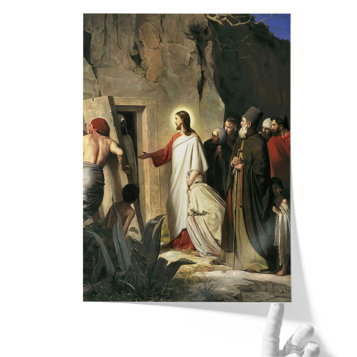 The Raising of Lazarus - Canvas Print Wall Art