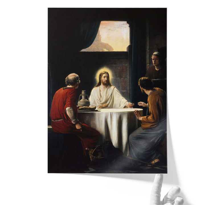 Supper at Emaus - Canvas Print Wall Art