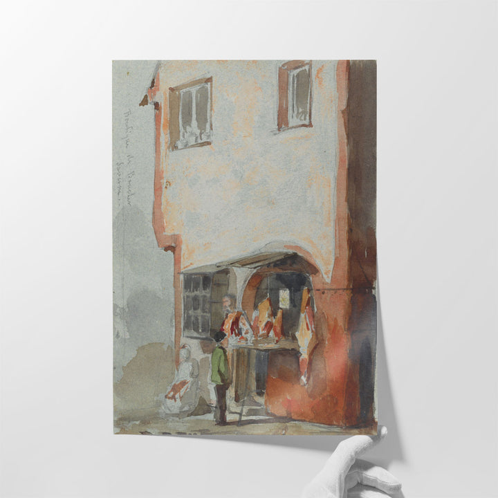 The Butcher’s Shop - Canvas Print Wall Art