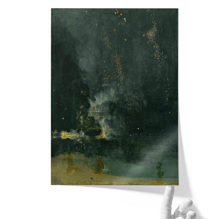 Nocturne in Black and Gold, The Falling Rocket - Canvas Print Wall Art