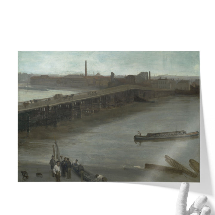 Old Battersea Bridge - Canvas Print Wall Art
