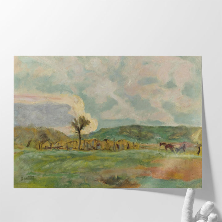 Campagne, Le Labour, 1909 - Canvas Print Wall Art
