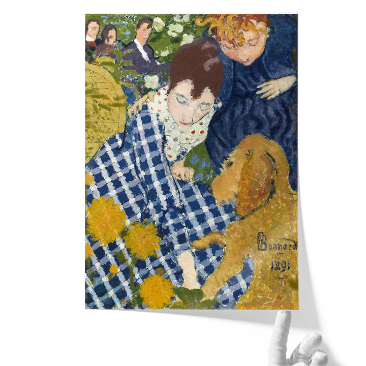 Women with a Dog, 1891 - Canvas Print Wall Art