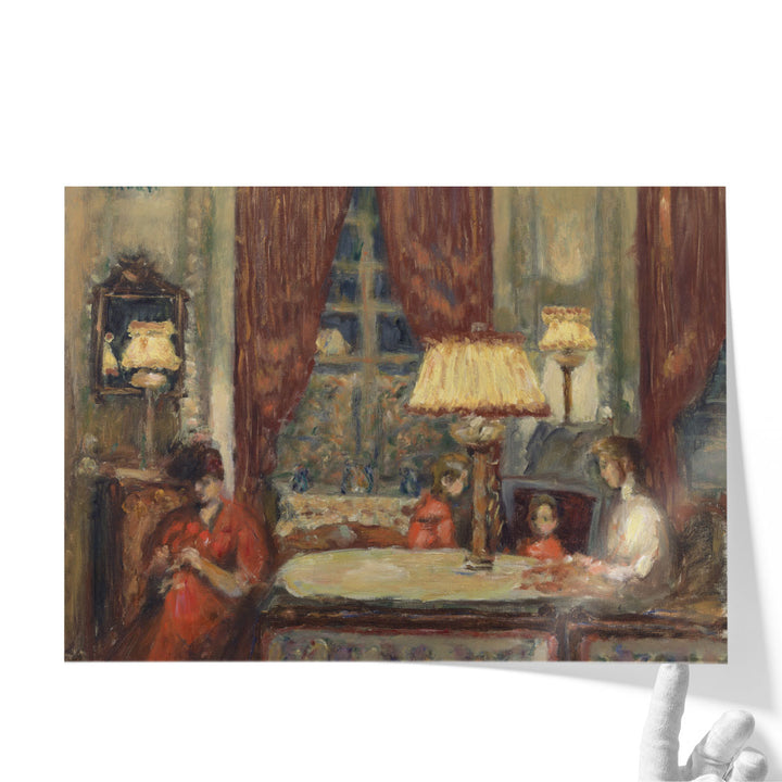 Evening Under the Lamps, 1903 - Canvas Print Wall Art