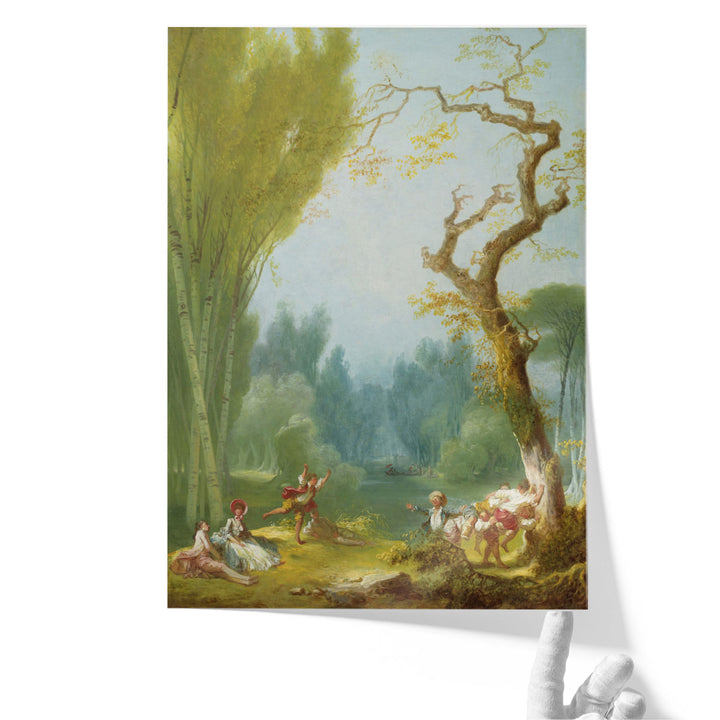 A Game of Horse and Rider - Canvas Print Wall Art