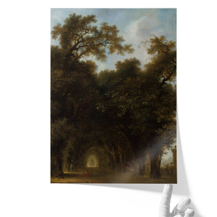 A Shaded Avenue - Canvas Print Wall Art