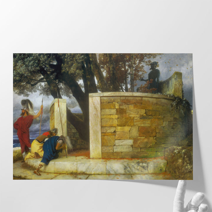 The Sanctuary of Hercules, 1884 - Canvas Print Wall Art